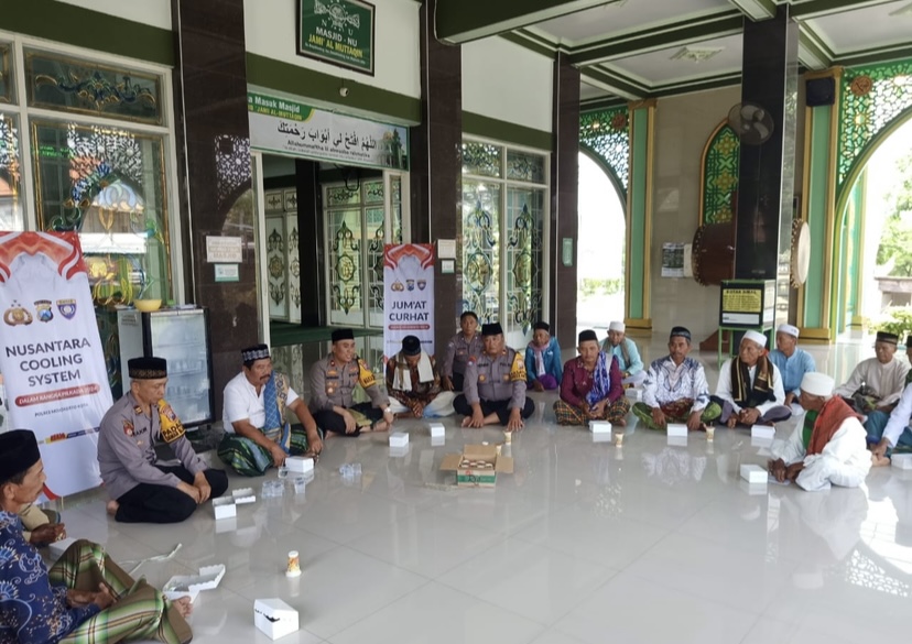 Melalui Jumat Kamtibmas, Polres Mojokerto Kota Gelorakan Pesan Kamtibmas Jelang Pilkada 2024
