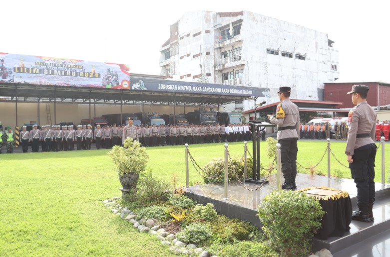 Operasi Lilin Semeru Polres Mojokerto Kota Libatkan 219 Personel Gabungan