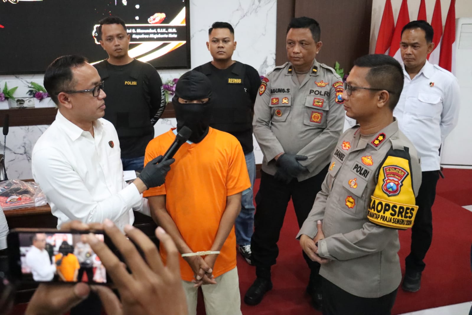 Pembunuh Sadis Ditangkap oleh Polres Mojokerto Kota di Bandung