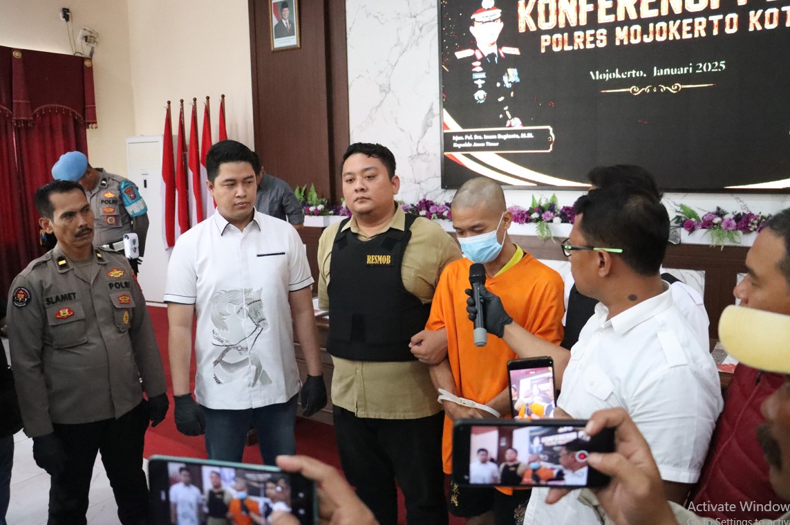 Korupsi Dana Desa Ratusan Juta Rupiah, Polres Mojokerto Kota Berhasil Amankan Mantan Kepala Desa