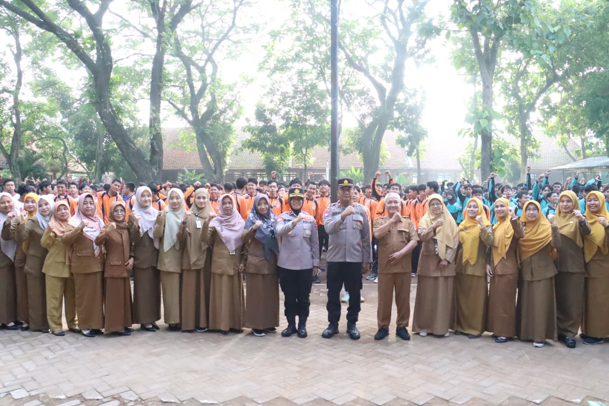 Police Goes To School Hadir di SMAN 1 Kota Mojokerto, Tanamkan Kesadaran Kamtibmas Sejak Dini
