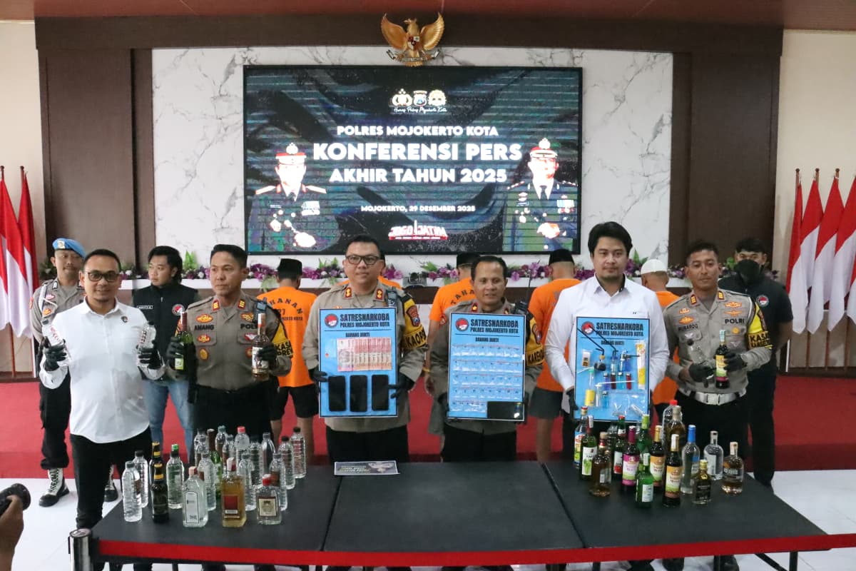Kasus Tipiring Sat Samapta Turun 32,6 Persen pada tahun 2025, Diungkap dalam Konferensi Pers Akhir Tahun